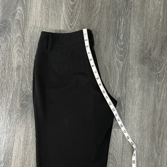 AB Studio Women's Size 10 Black Pants Career Dress Slacks Flat Front Poly Blend - Picture 5 of 8